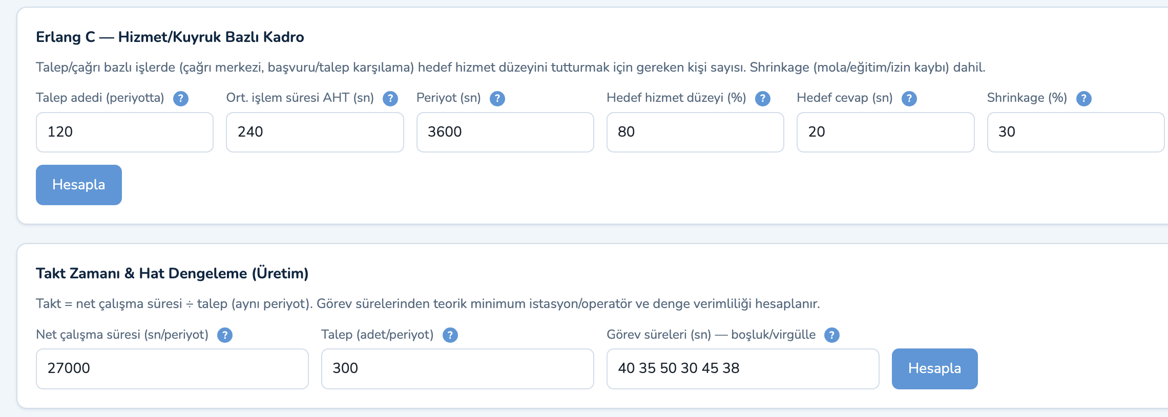 normmetre — Kadroyu hesaplayın