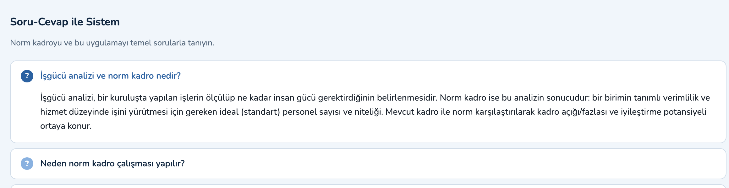 normmetre — Norm kadroyu yorumlayın & raporlayın